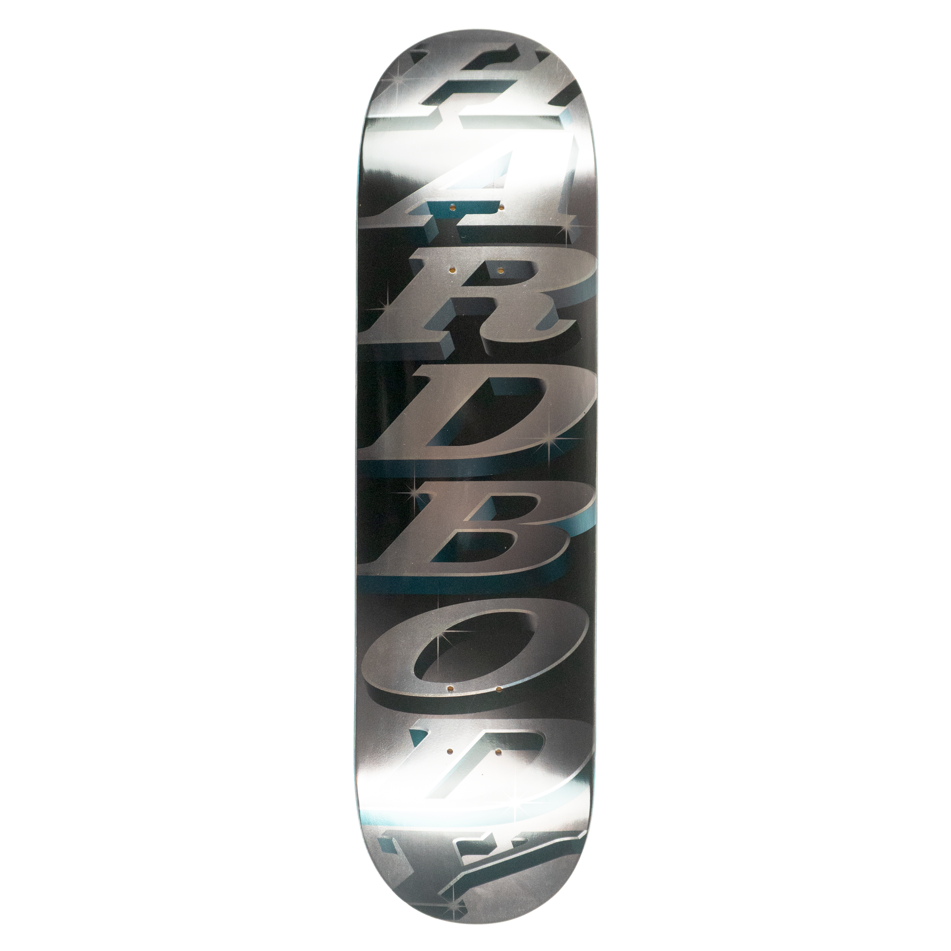 Hardbody Stacked Logo Deck Navy/Grey 8.25"