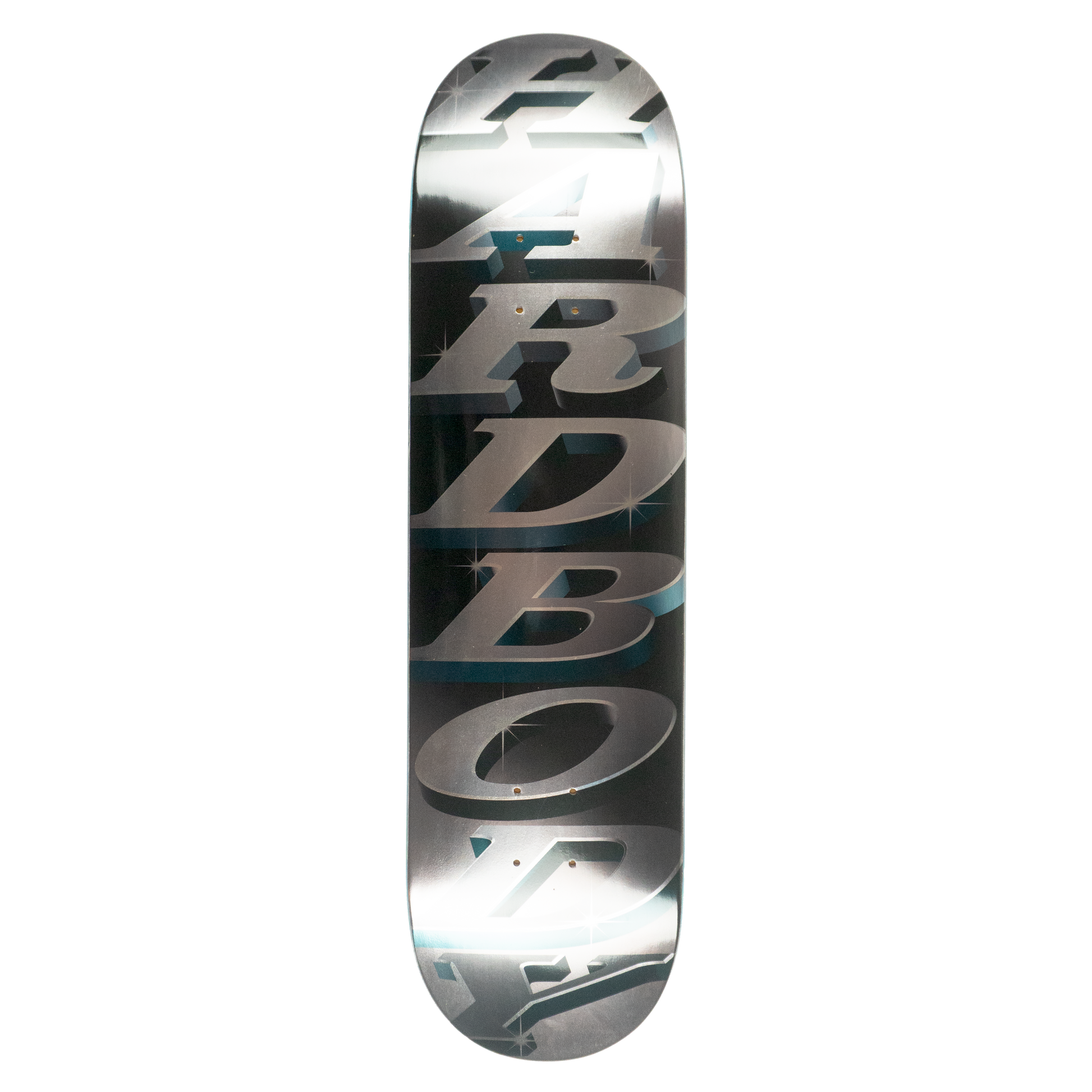 Hardbody Stacked Logo Deck Navy/Grey 8.25"