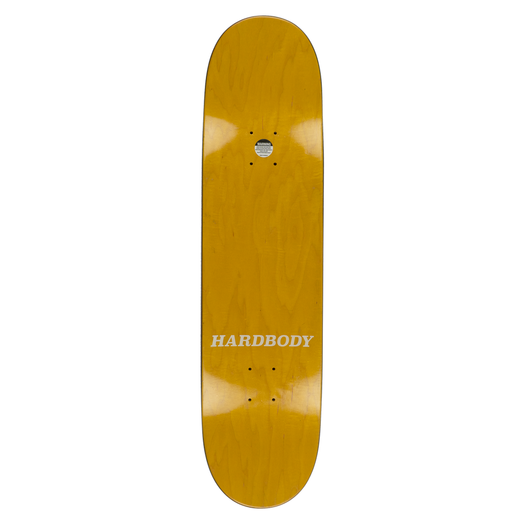 Hardbody Stacked Logo Deck Navy/Grey 8.25"