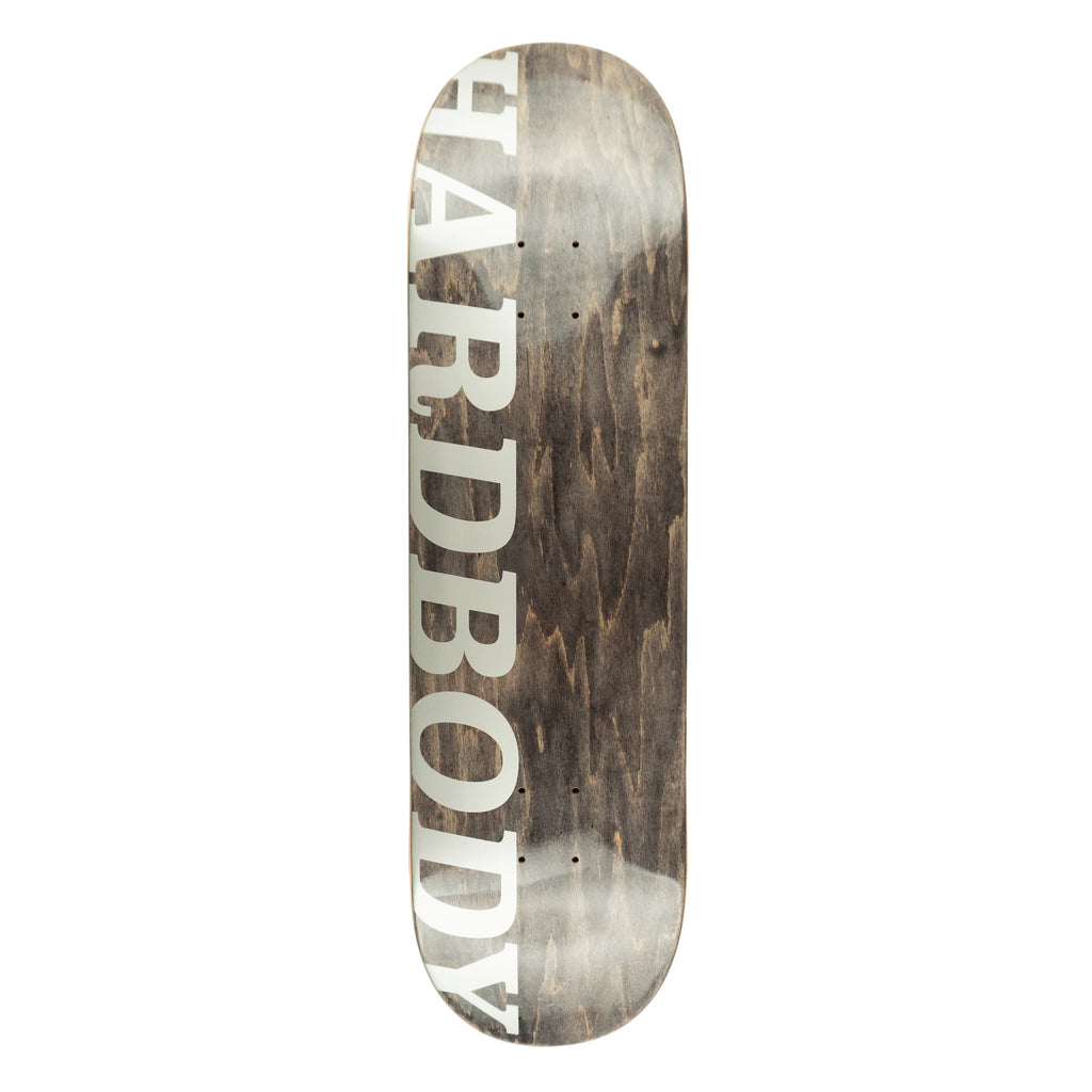 Hardbody Silver Logo Deck 8.38" | 8.5"