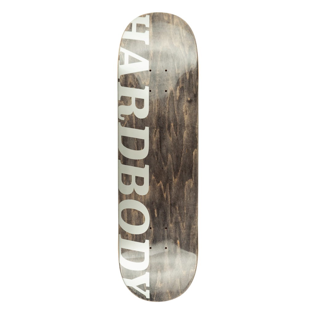 Hardbody Silver Logo Deck 8.38" | 8.5"