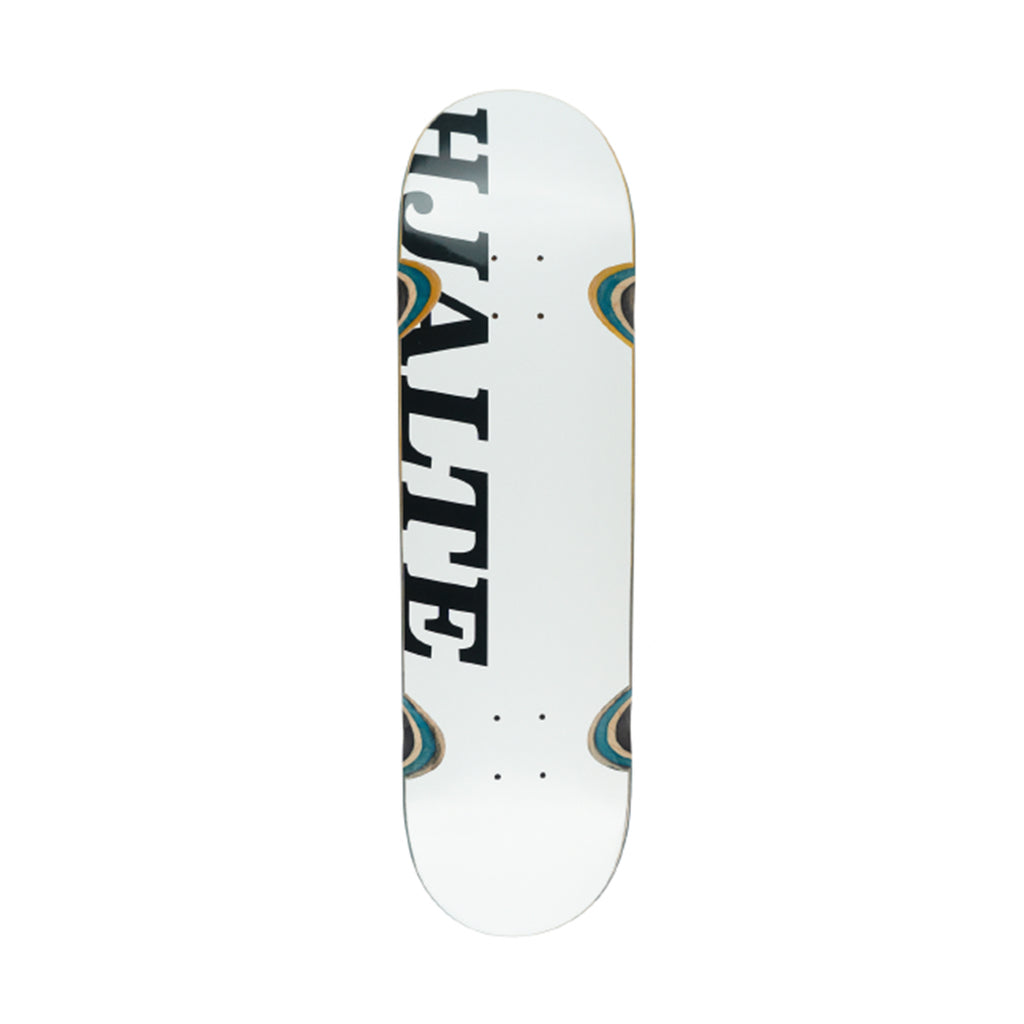 Hardbody Hjalte Deck White/Black Font 8" | 8.375" | 8.5"