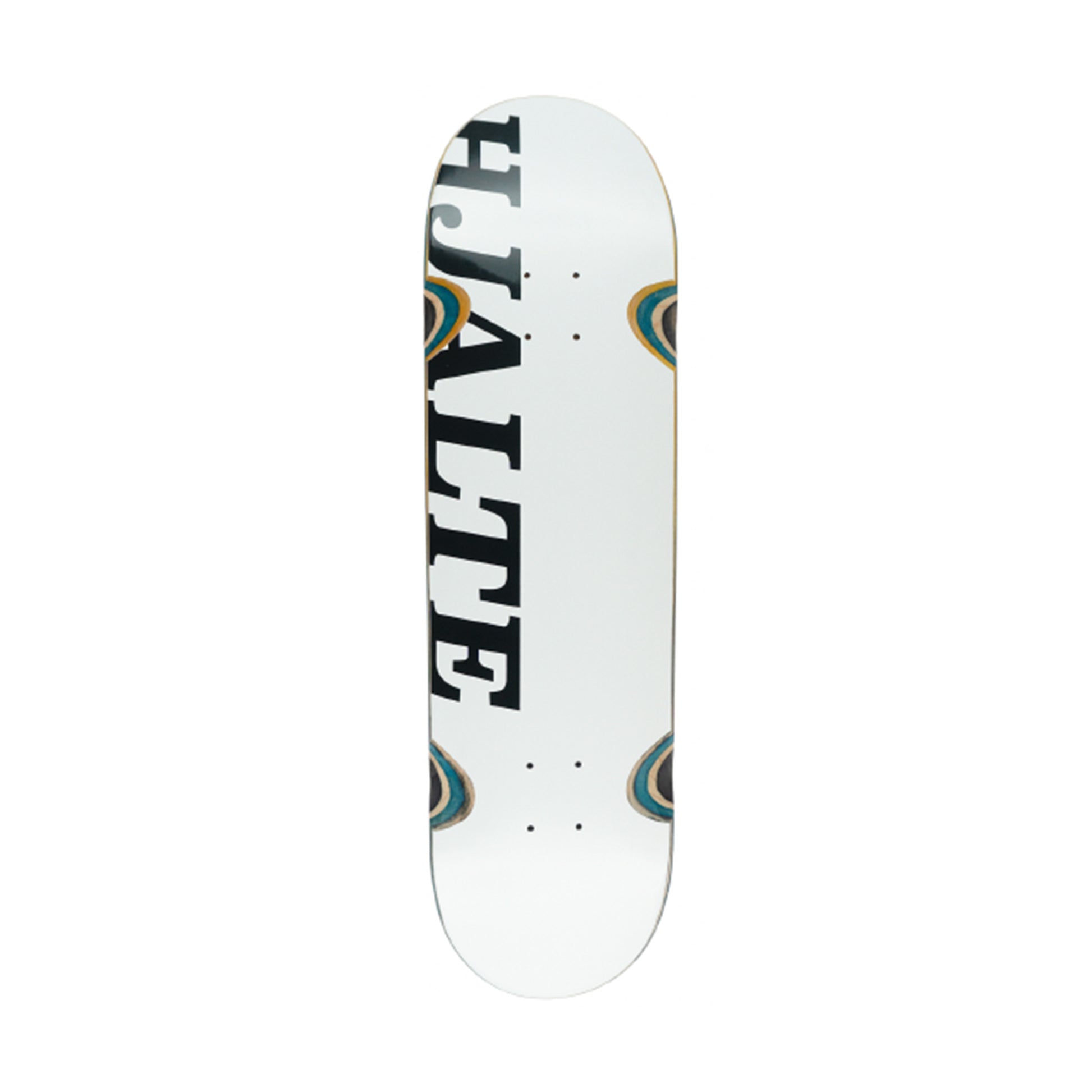 Hardbody Hjalte Deck White/Black Font 8" | 8.375" | 8.5"