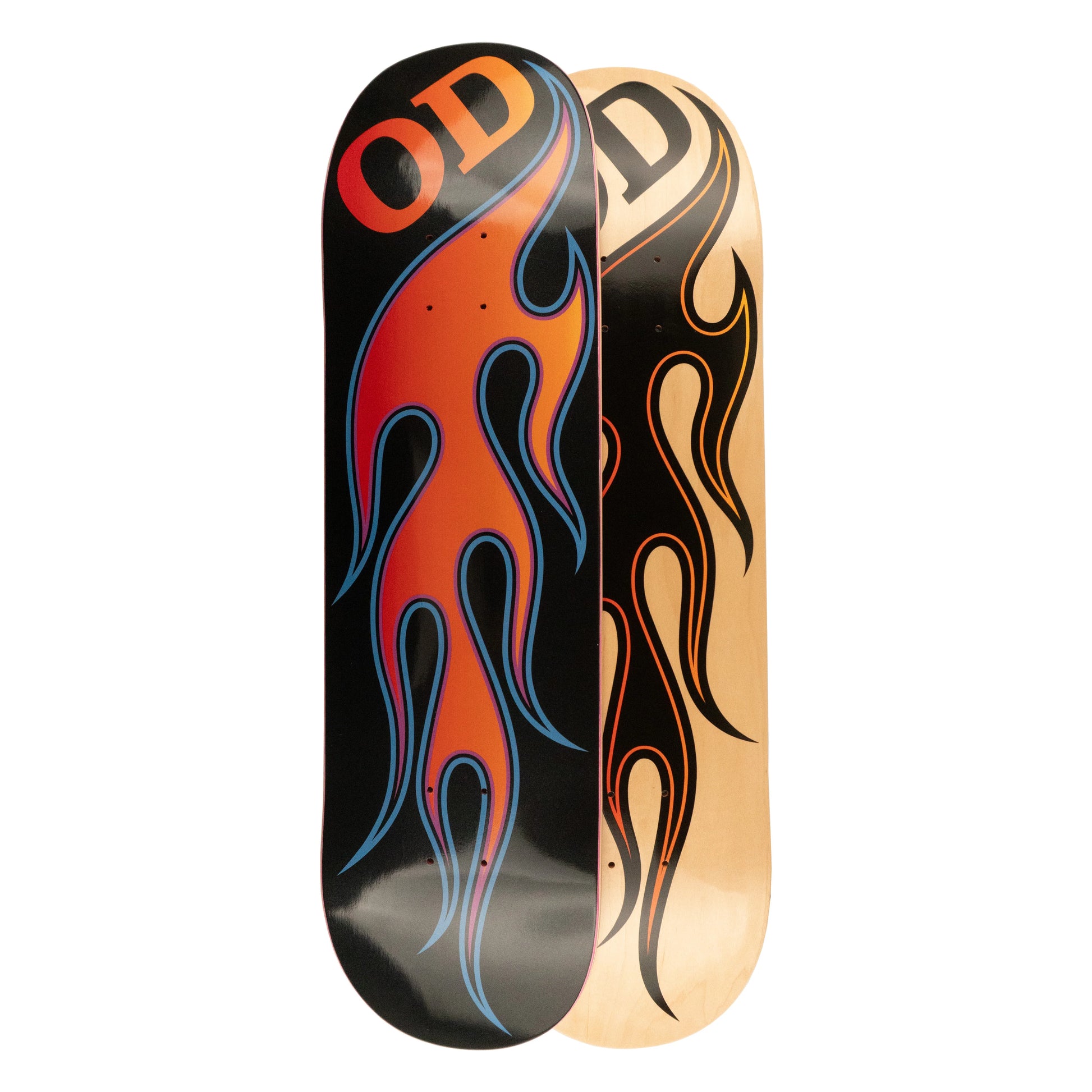 Hardbody OD Flames Black Deck 8.38" | 8.5"
