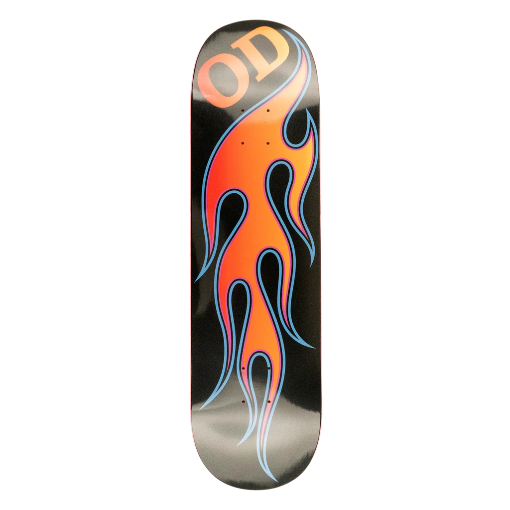 Hardbody OD Flames Black Deck 8.38" | 8.5"